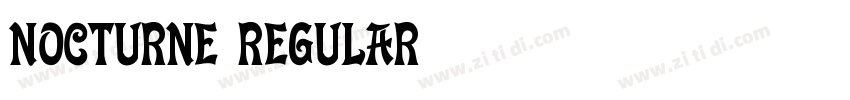 Nocturne Regular字体转换 Nocturne Regular字体转换